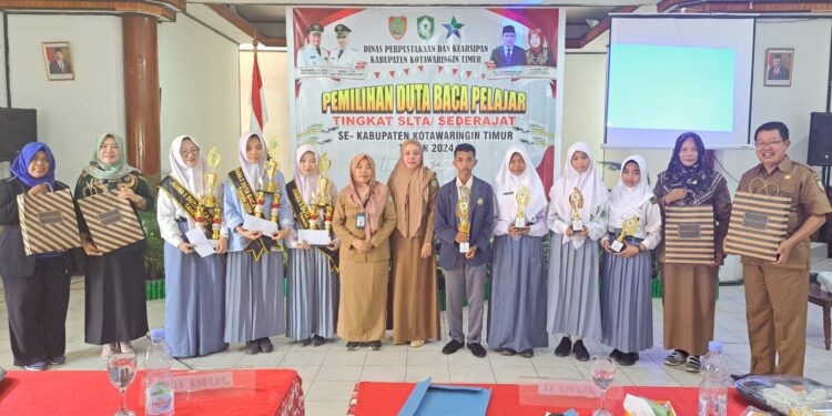 Foto:DIAN/MATA KALTENG - Pemilihan duta baca Kotim yang diselenggarakan Dinas Perpustakaan dan Kerasipan Daerah Kotim, 15 Juli 2024.