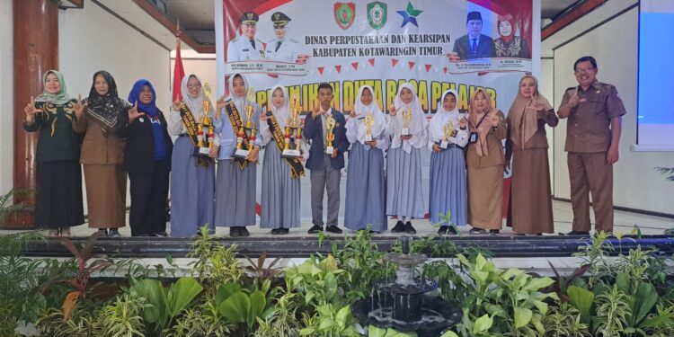 Foto:DIAN/MATA KALTENG - Pengumuman juara pemilihan duta baca pelajar Kotim, 15 Juli 2024.