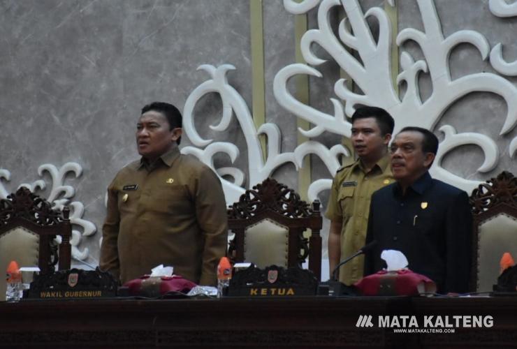 Wakil Gubernur Kalteng Pimpin Rapat Paripurna DPRD Kalteng