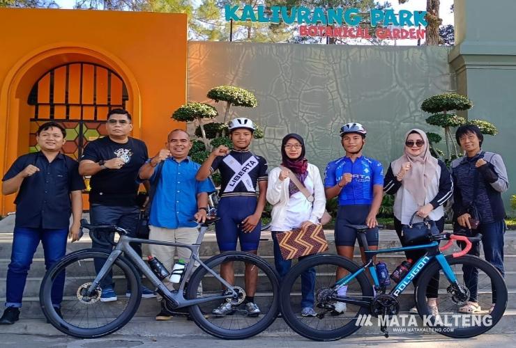 Atasi Kendala Tanjakan, Tim Sepeda Kalteng Lakukan Persiapan
