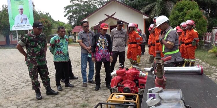 Foto: DIAN/MATA KALTENG - Apel siaga Karhutla di Kecamatan Cempaga Hulu, 18 Juli 2024 sore.