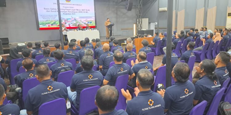 Foto: DIAN/MATA KALTENG - Diklat Pemberdayaan Masyarakat (DPM) Basic Safety Training Kapal Layar Motor (BST KLM), 31 Juli 2024.