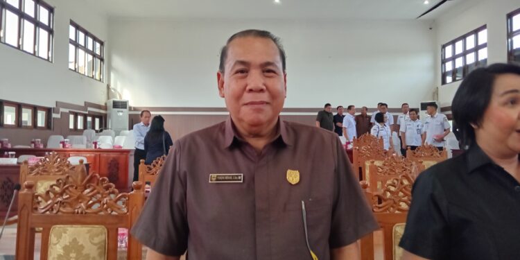 FOTO: MATAKALTENG - Anggota DPRD Kabupaten Gunung Mas Punding S Merang.