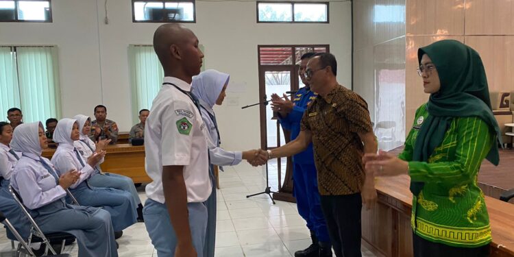 Foto : AKH/MATAKALTENG - Pembukaan pusdiklat paskibraka Kabupaten Sukamara.