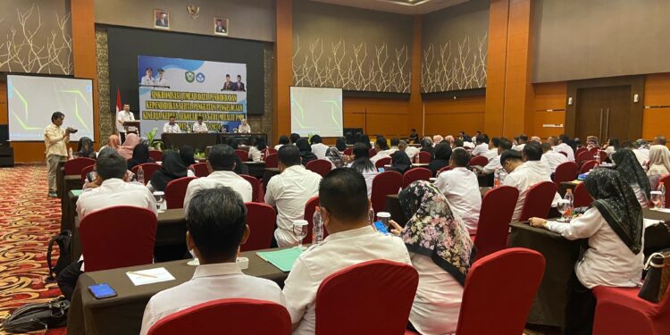 Foto: DIAN/MATA KALTENG - Singkronisasi jumlah data pendidik dan kependidikan serta penguatan pengelolaan kinerja kepala sekolah dan guru melalui PMM, 7 Agustus 2024.