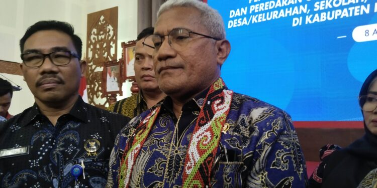FOTO: AGUS/MATAKALTENG- Kepala BNN RI, Komjen Pol Marthinus Hukom