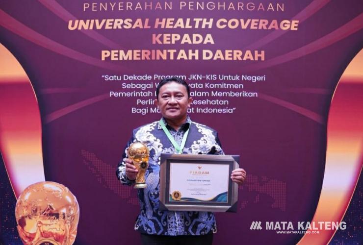 Kalimantan Tengah Raih Penghargaan UHC Award dari Pemerintah Pusat