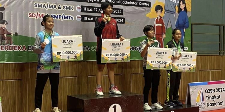 Foto:DISDIK/MATA KALTENG - Pengumuman juara dalam ajang O2SN tingkat nasional belum lama ini.