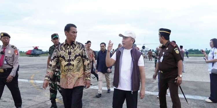 FOTO: IST/MATAKALTENG - Mentan RI Kunker ke Kalteng dalam Rangka Optimalisasi Lahan Food Estate.