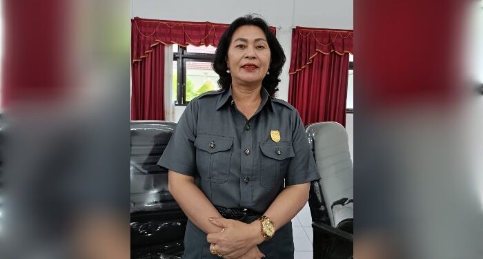 FOTO : Anggota DPRD Kabupaten Gumas Rayaniatie Djangkan. ERA KALTENG