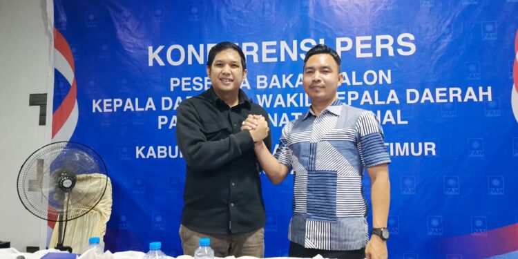 FOTO : MATAKALTENG - Rudini Darwan Ali bersama pasangannya Paisal Darmasing.