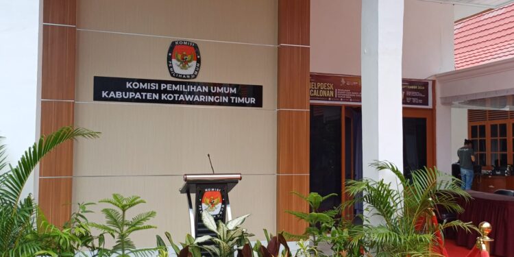 Foto: DIAN/MATA KALTENG - Suasana di Sekretariat KPU Kotim.