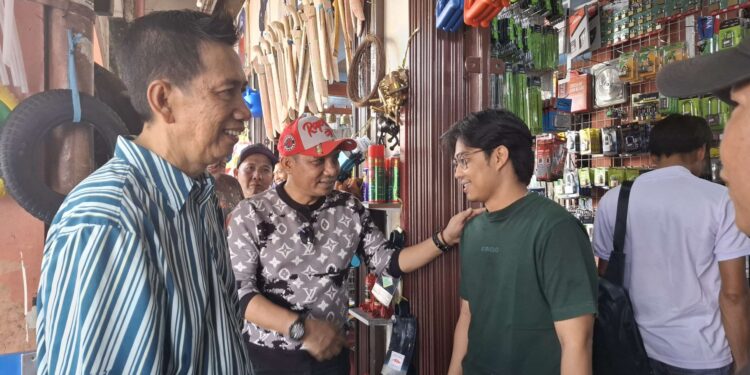 Foto: DIAN/MATA KALTENG - pasangan calon gubernur dan wakil gubernur Kalimantan Tengah Nadalsyah dan Supian Hadi saat menyambangi PPM Sampit, 2 September 2024.