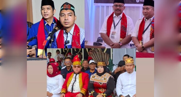 Foto: MATA KALTENG - Tiga pasang bakal calon bupati dan wakil bupati Kotim dalam Pilkada 2024.