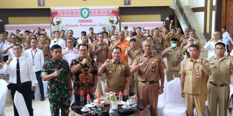 FOTO : DEVIANA/MATAKALTENG - Coffe morning yang diselenggarakan oleh Pemkab Kotim, Senin 2 September 2024.