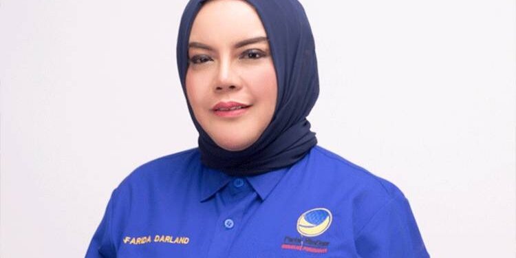 Ketua DPW Partai NasDem Kalteng, Faridawaty Darland Atjeh. 
