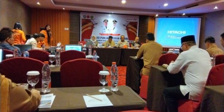 Foto: BPBD/MATA KALTENG - Diskusi publik laporan antara penyusunan dokumen rencana penanggulangan bencana (RPB) Kotim, 3 September 2024.