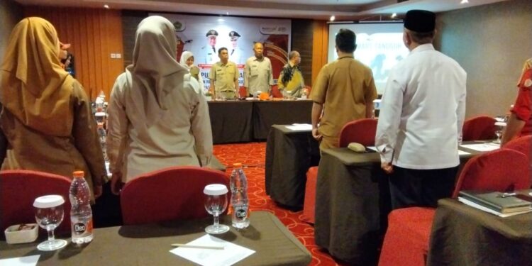 Foto:BPBD/MATA KALTENG - Diskusi publik laporan antara penyusunan dokumen rencana penanggulangan bencana (RPB) Kotim, 3 September 2024.