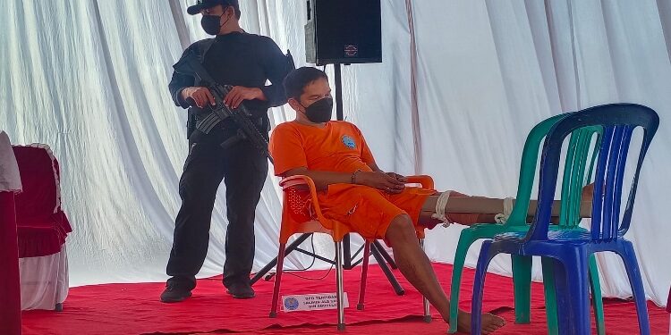 FOTO: IST/MATAKALTENG - Buron terpidana kasus peredaran narkotika, Salihin alias Saleh (39).