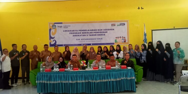 Foto: DISDIK/MATA KALTENG - Kegiatan lokakarya pembelajaran dan asesmen program sekolah penggerak angkatan 3 tahun kedua Dinas Pendidikan Kotim.