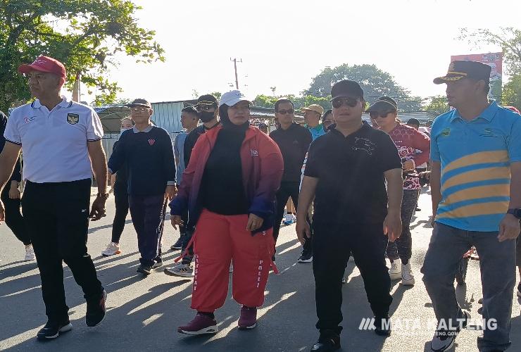 CFD Berkah Bagi Pedagang di Taman Kota Sampit