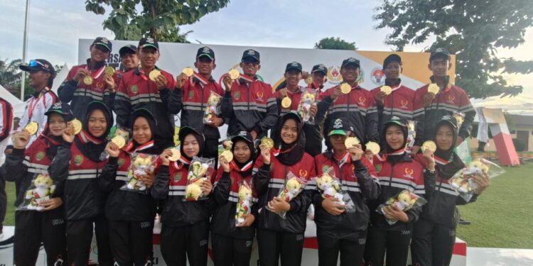 Foto: MATAKALTENG - Tim Drumband Kalteng berhasil raih emas pada PON XXI/2024.