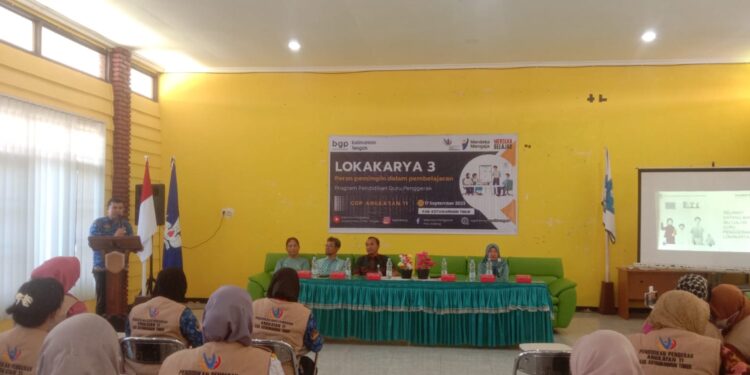 Foto: DIAN/MATA KALTENG - Kegiatan lokakarya guru penggerak angkatan 11 di aula BPG Kotim, 17 September 2024.