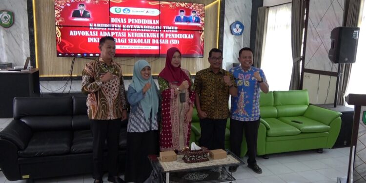 Foto:DIAN/MATA KALTENG - Advokasi adaptasi kurikulum pendidikan inklusif bagi sekolah dasar, 3 Oktober 2024.