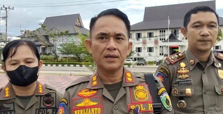 Kepala Satpol PP, Berlianto.