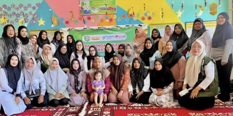 Foto: IST/MATA KALTENG - Skrining kesehatan jiwa antara orang tua dan anak di TK Fatwa, Kecamatan MB Ketapang, Kotim, 10 Oktober 2024.