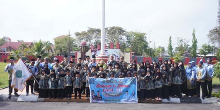 FOTO : DEVIANA/MATAKALTENG - Pelepasan Kafilah FASI oleh Pemkab Kotim, Kamis 10 Oktober 2024.