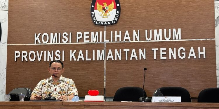 Anggota KPU Kalteng, Divisi Sosialisasi Pendidikan Pemilih Partisipasi Masyarakat dan SDM, Harmain Ibrohim. 