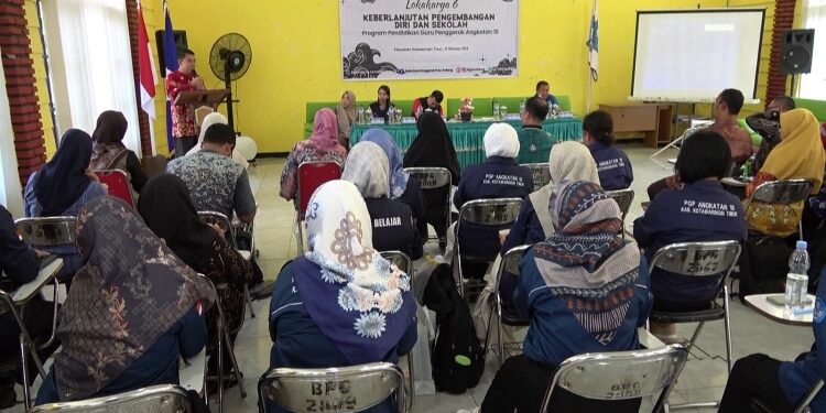 FOTO: DIAN/MATA KALTENG - Lokakarya 6 program pendidikan guru penggerak angkatan 10 di Aula BPG Kotim, Minggu 12 Oktober 2024.