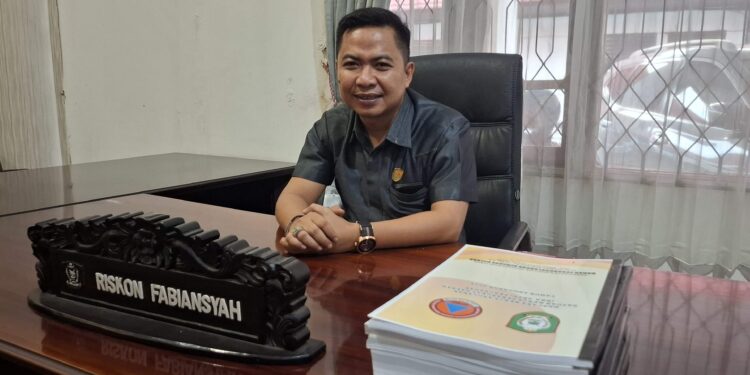 Foto: MATA KALTENG - Anggota DPRD Kotim, Riskon Fabiansyah.