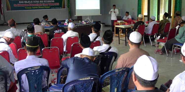Foto: DIAN/MATA KALTENG - Bimtek Tanggulangi Ajaran Sesat yang digelar MUI Kotim.