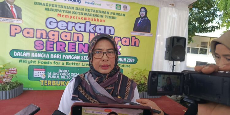 FOTO: MATAKALTENG - Kepala Dinas Pertanian dan Ketahanan Pangan Kotim Sepnita.
