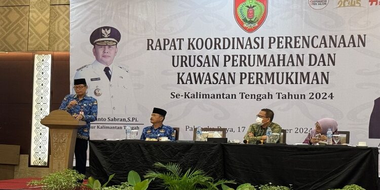 FOTO: IST/MATAKALTENG - Rapat Koordinasi dan Sinkronisasi Perencanaan Urusan Perumahan dan Kawasan Permukiman Se Kalimantan Tengah Tahun 2024.