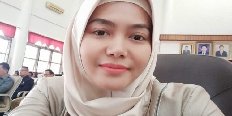 Anggota DPRD Barsel, Putri Siti Rohmawati.