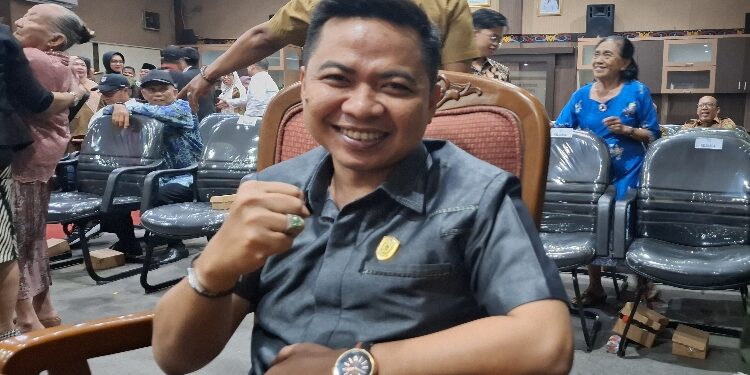 Sekretaris Fraksi Golkar, Riskon Fabiansyah.