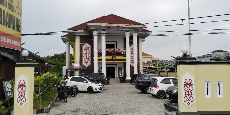 FOTO: AGUS/MATAKALTENG - Kantor Pelayanan Masyarakat, Polsek Baamang di Jalan Cilik Riwut Sampit.