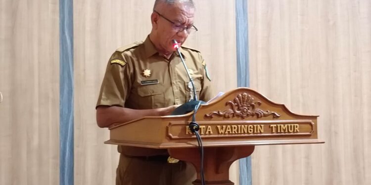 Foto:DIAN/MATA KALTENG - Pj Sekda Kotim Sanggul Lumban Gaol.
