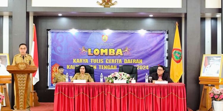FOTO: MATAKALTENG - Lomba Karya Tulis Cerita Daerah Kalimantan Tengah Tahun 2024.