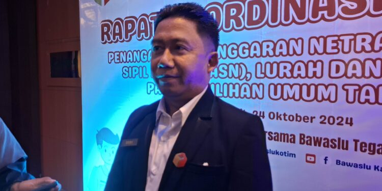 Foto:MATA KALTENG - Plh Ketua Bawaslu Kotawaringin Timur (Kotim) Dedy Irawan.