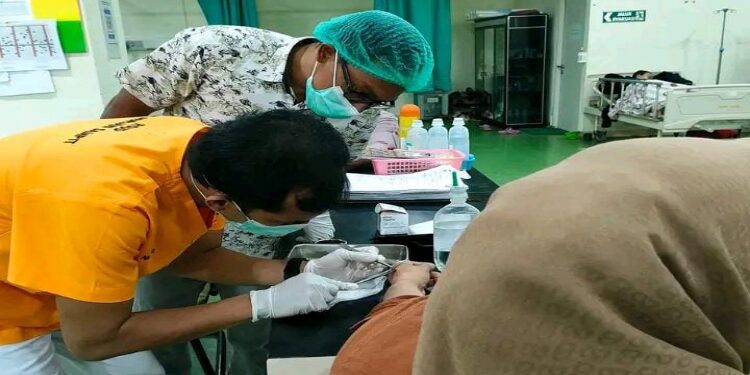 FOTO: IST/MATA KALTENG - Pelayanan kesehatan yang dilaksanakan di RSUD dokter Murjani Sampit beberapa waktu lalu.
