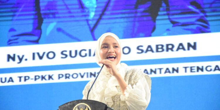 FOTO: MATAKALTENG - Ketua TP PKK Provinsi Kalimantan Tengah, Ivo Sugianto Sabran.