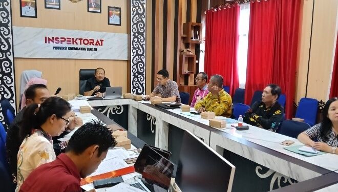 FOTO: MATAKALTENG - Rapat persiapan bersama dengan Badan Keuangan dan Aset Daerah Provinsi Kalimantan Tengah.