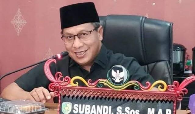 Foto: MATAKALTENG - Ketua DPRD Kota Palangka Raya, Subandi.