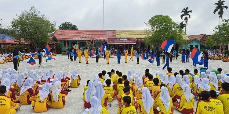 FOTO: DIAN/MATA KALTENG - Project penguatan profil pelajar Pancasila di SMP Negeri 4 Sampit.