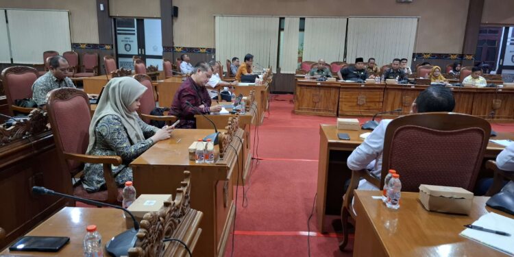 Foto: DIAN/MATA KALTENG - Rapat kerja komisi III dalam rangka peningkatan pelayaran kesehatan Rumah Sakit Dokter Murjani Sampit, 6 November 2024.