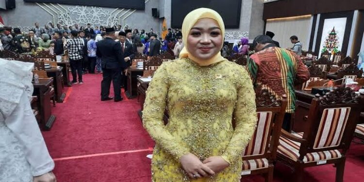 Wakil Ketua Sementara DPRD Kalteng, Riska Agustin.